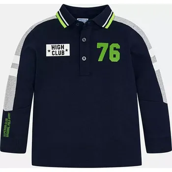 Chlapecké tričko Chlapecké triko polo dlouhý rukáv Mayoral 4114-11