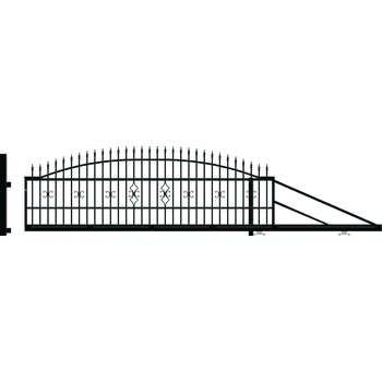 Pletivo TOLA brána posuvná bez pohonu; 4000x1490mm; Pravá