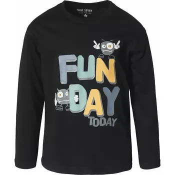 Chlapecké tričko Chlapecké triko dlouhý rukáv Příšerky Blue Seven černé 850701 velikost 98