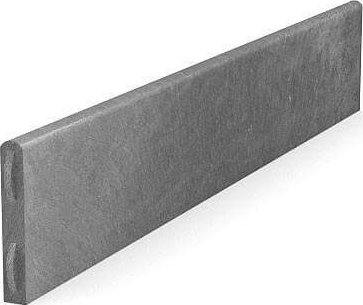 Recyklát zahradní obrubník; 240x30mm; 1,2m; Šedý