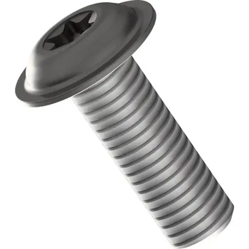 Šroub Šroub s půlkulatou hlavou a přírubou ~ISO 7380-2 8.8 Zn TORX M6x30