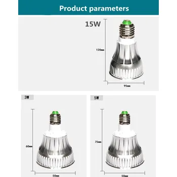 Žárovka E27 CREE CXA 2525 vedl růst ight 3/5/7 / 15W COB CREE fytolamp vysoký lumen 5000 lm s podlahovým stojanem na lampu 75-200 cm Pro vnitřní růst