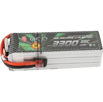 RC model Akumulátor Gens ace Lipo Battery 6S 3300mAh Lipo 22.2V Battery Pack T Plug 600 Size Helicopter for Align Trex GAUI ElyQ Trex Airplane Align