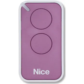 Dálkový ovladač vrat INTI2L dálkový ovladač Nice - vysílač 2-kanálový, plovoucí kód, 433,92 MHz