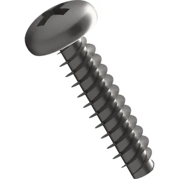 Šroub Šroub do thermoplastu půlkulatá hlava WN 1412 Zn kříž.dr. KA35x8