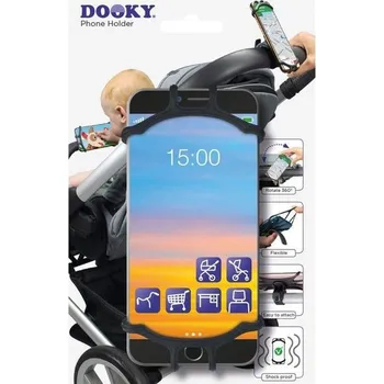 Držák na kočárek DOOKY Univerzální držák na mobilní telefon Black