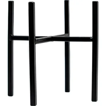 Stojan na květiny Stojan na květináč 14 cm, výška 16 cm, černá