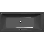 CLEO obdélníková vana 160x75x48cm, šedá