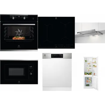 Set domácích spotřebičů ELECTROLUX KODEC75X2 + ELECTROLUX EIV634 + ELECTROLUX LFP326S + ELECTROLUX LMS2203EMX + ELECTROLUX EEM48300IX - přebaleno + ELECTROLUX LND5FE18S