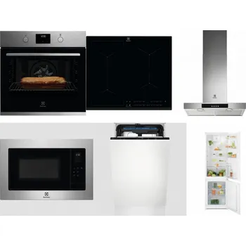 Set domácích spotřebičů ELECTROLUX KOFGH70TX + ELECTROLUX EIV634 + ELECTROLUX LFT426X + ELECTROLUX EMS4253TEX + ELECTROLUX EEM23100L + ELECTROLUX LND5FE18S
