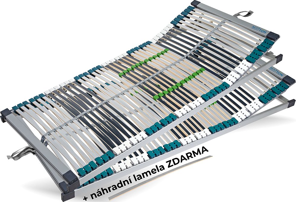 BEDTON SILVERTON 42 FLEX 100x200, SADA 1+1 • ruční polohování x ruční polohování