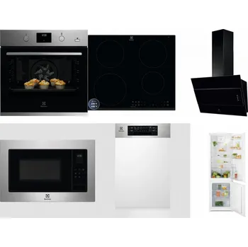 Set domácích spotřebičů ELECTROLUX KODGH70TX + ELECTROLUX LIR60433B + ELECTROLUX LFV316K + ELECTROLUX EMS4253TEX + ELECTROLUX EEM43300IX + ELECTROLUX LND5FE18S