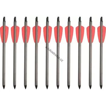 Ek PoeLang Cobra Adder 155gr Karbonový šíp do kuše 7,5" - 10ks