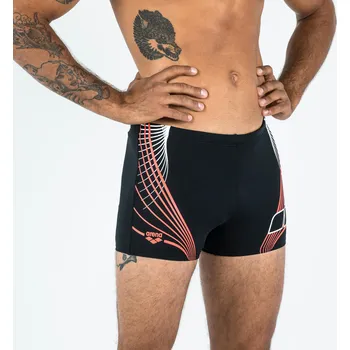 Dětský bazének ARENA Pánské boxerkové plavky Arena 40 BÍLÁ|ČERNÁ|ČERVENÁ