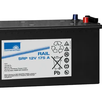 Trakční baterie Trakční Baterie Sonnenschein SRP 12V 175 A RAIL 175Ah (C5)