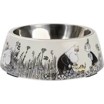 Miska pro psa Moomin miska pro domací mazlíčky L grey 650ml, Muurla Finsko