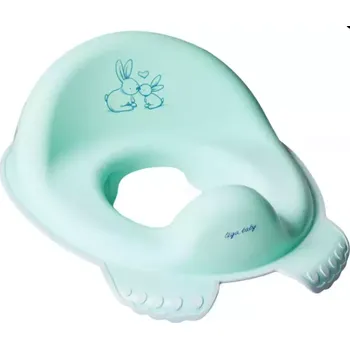 WC sedátko Dětské protiskluzové sedátko - redukce Tega Baby (nástavec) na WC králík mátový