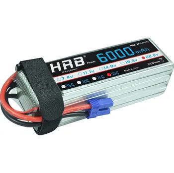 RC náhradní díl Akumulátor HRB 22.2V 6000mAh 50C RC Lipo Bateria Max 100C 6S 22.2V RC LiPo Battery AKKU For Airplane Helicopter Align 7.2 Drone