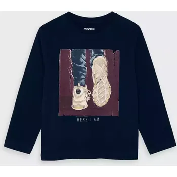 Chlapecké tričko Chlapecké triko Mayoral dlouhý rukáv 4057-33