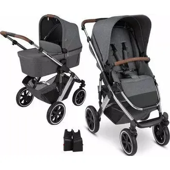 Kočárek ABC Design Salsa 4 Air asphalt 2024 + adaptér pro autosedačku zdarma kombinace bez autosedačky (12004552300)