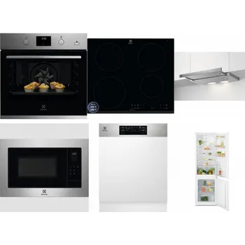 Set domácích spotřebičů ELECTROLUX KODGH70TX + ELECTROLUX LIR60433B + ELECTROLUX LFP326S + ELECTROLUX EMS4253TEX + ELECTROLUX EEM48300IX - přebaleno + ELECTROLUX LND5FE18S