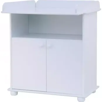 přebalovací pult a komoda Komoda MÍŠA - bílá (laminát)