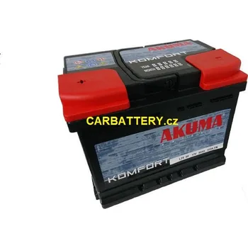Autobaterie Autobaterie Akuma Komfort 12V 60Ah 510A - Levá