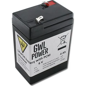Záložní baterie Akumulátor LiFePO4 Battery Pack 6V / 4.5Ah PCM (6.5Ah)