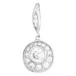 Přívěsek stříbrný Kolečko se zirkony