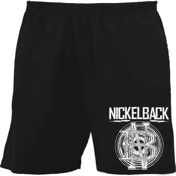 Pánské kraťasy bermudy, kraťasy Nickelback - logo