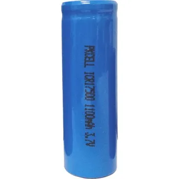 Článková baterie PKCELL ICR 17500 Baterie 1100mAh 3.7V Li-ion nabíjecí baterie Lithiové baterie FLAT TOP