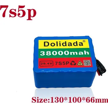 Článková baterie Akupack 7S5P 24V 38Ah lithiová baterie 250W 350W 38000MAh 29,4V lithium-iontová baterie