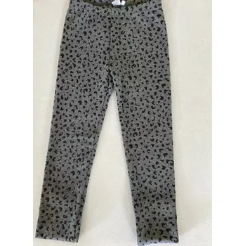 Dívčí legíny Dívčí zateplené legíny Topo in Fashion šedé leopard