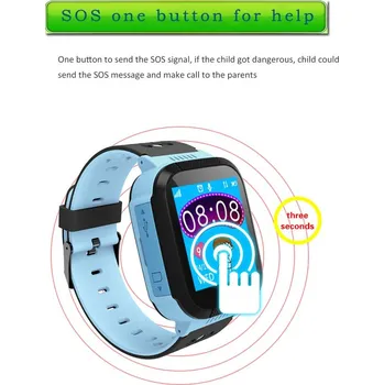 Chytré hodinky Femperna Q528 Smart Dětská hodinky Dotyková obrazovka 2G GSM GPS Locator Tracker Anti-Lost baterka SOS děti Smartwatch pro android IOS