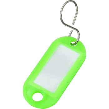 Dveřní kování Visačka na klíče, 50 x 22mm, zelená