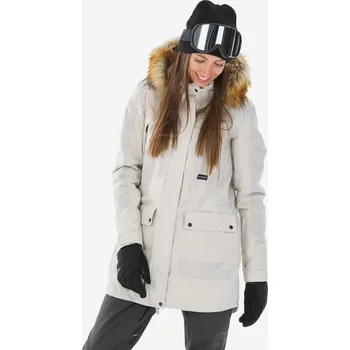 DREAMSCAPE Dámská snowboardová bunda ZIPROTEC 500 XS BÉŽOVÁ