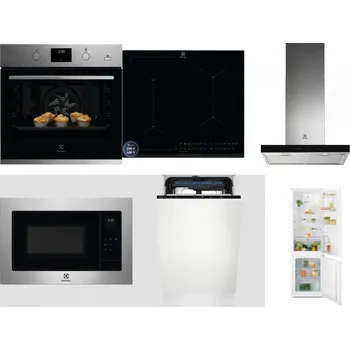 Set domácích spotřebičů ELECTROLUX KODGH70TX + ELECTROLUX EIS62449 + ELECTROLUX LFT766X + ELECTROLUX EMS4253TEX + ELECTROLUX EEM23100L + ELECTROLUX LND5FE18S