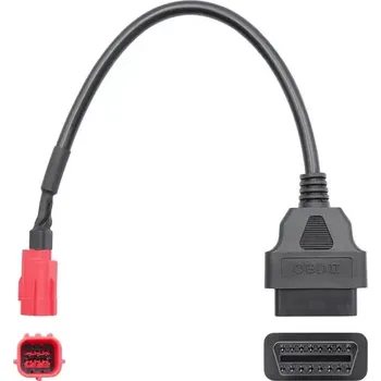 Autodiagnostika JAWA 6 pin redukce OBD2 motocykl OBD2 (diagnostika OBD MOTO EURO 5 JAWA)