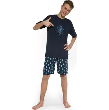 Chlapecké pyžamo Chlapecké pyžamo Cornette Fun Young Scarabeus 551/40 velikost 182