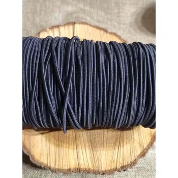 Textilie Kulatá pruženka Ø3 mm barva černá