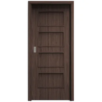 Interiérové dveře SAPELI SWING KOMFORT M19 - CPL LAMINÁT - POSUVNÉ DVEŘE VČ. ZÁRUBNĚ - Ořech Průchozí šířka (cm): 90, Průchozí výška (cm): 197