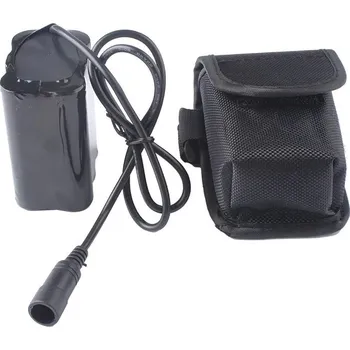 Článková baterie GTF 6x 18650 8,4V 12800mAh dobíjecí baterie pro světlomet pro jízdní kola