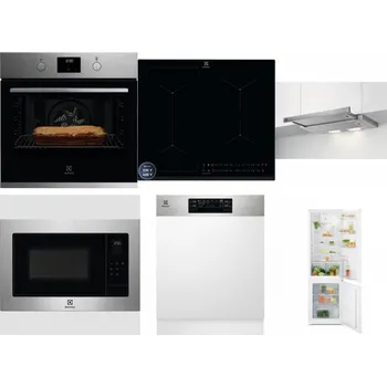 Set domácích spotřebičů ELECTROLUX KOFGH70TX + ELECTROLUX EIS62449 + ELECTROLUX LFP326S + ELECTROLUX EMS4253TEX + ELECTROLUX EEM48300IX - přebaleno + ELECTROLUX LND5FE18S