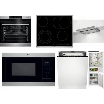 Set domácích spotřebičů AEG BSK782380M + AEG Mastery DirectTouch HK654070XB + AEG DPE5660M + AEG Mastery MSB2547D-M + AEG FSK73607Z + AEG TSC6M181ES