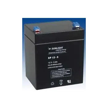 Záložní baterie Záložní baterie Akumulátor VRLA SUNLIGHT 12V 5Ah 4,5Ah SPa 12-5