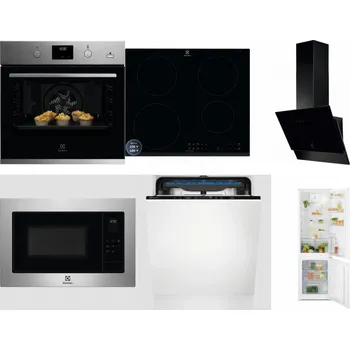 Set domácích spotřebičů ELECTROLUX KODGH70TX + ELECTROLUX LIR60433B + ELECTROLUX LFV616K + ELECTROLUX EMS4253TEX + ELECTROLUX EES48200L + ELECTROLUX LND5FE18S