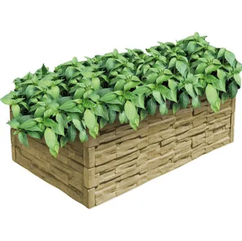 Pletivo Vyvýšený betonový záhon pískovec Rozměr záhonu: 100x100cm | výška 25cm