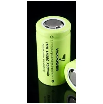 Akumulátor Vappower IMR18350 8A(15A) 3.7V e-cigarety 750mAh