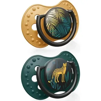 LOVI Dudlík silikonový dynamický JUNGLE VIBES 6-18m 2ks boy (22/903)