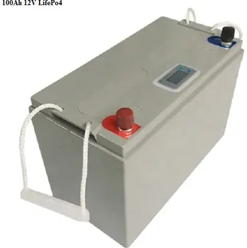 Akumulátor 12V 100Ah LiFePO4 Baterie pro systém uskladnění sluneční energie Elektrické jachty s LED displejem